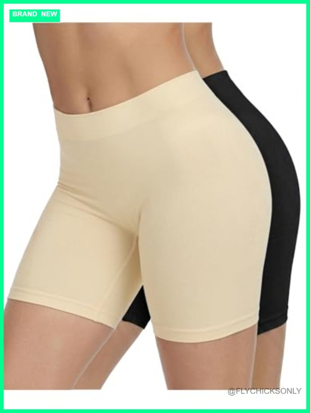 Seamless Anti Chafing Slip Shorts Nylon Spandex Under Dress